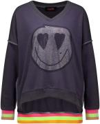 Miss Goodlife Sweater Rise and shine Antraciet dames