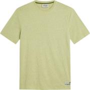 Scotch & Soda T-shirt Melange Regular fit Groen heren