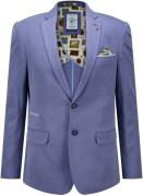 A Fish Named Fred Blazer Pique Blauw heren