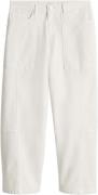 Opus Jeans Lolah Bloom Barrel Off White dames