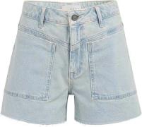 Yaya Short Loose Fit  Jeans Light dames