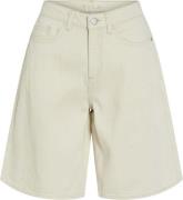Vila Short  Denim Off White dames