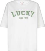 Esqualo T-shirt Terry French  Wit dames