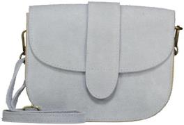 Bomont Tas Maan Suede Hemelsblauw dames