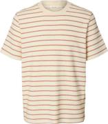 Selected Homme Polo Django Stripe Brick heren