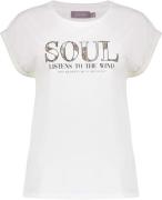 Geisha T-shirt 'soul' Off White dames