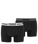 Puma Boxershorts Placed Logo Boxer 2P Zwart