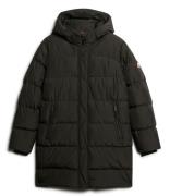 Hooded Sports Puffer Mid Jacket