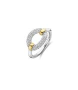 Silver Gold Plated Ring 12293ZY