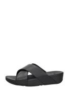Fitflop - Lulu Leather Cross Slides