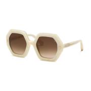 Sunglasses Philipp Plein , Beige , Dames