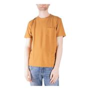 Klassiek Heren T-shirt Drumohr , Orange , Heren