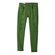 Straight Jeans Dondup , Green , Heren