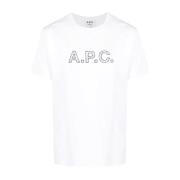 T-Shirts A.p.c. , White , Heren