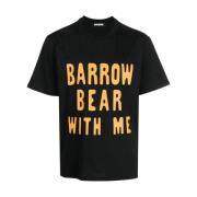 Klassiek Zwart Jersey T-Shirt Barrow , Black , Heren