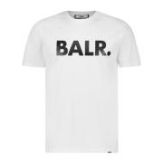 T-shirtlogo Balr. , White , Heren