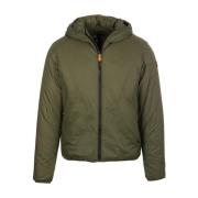 Groene Winter Piumino Jas voor Heren Save The Duck , Green , Heren