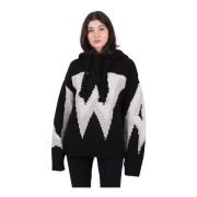 Comfortabele en stijlvolle hoodie JW Anderson , Black , Dames