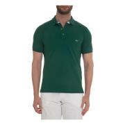 Short-sleeved polo shirt Fay , Green , Heren