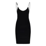Zwarte jurk voor dames Aw23 Gcds , Black , Dames