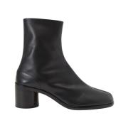 Iconoclastische Tabi Leren Laarzen Maison Margiela , Black , Heren