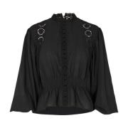 Delicate Kant Blouse Co'Couture , Black , Dames