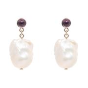 Darcey pearl earrings Chloé , White , Dames