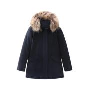 Luxe Arctic Parka Jas Woolrich , Blue , Dames