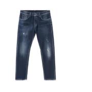 Klassieke Straight Jeans Dondup , Blue , Heren