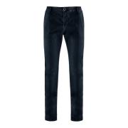 Slim Fit Chino Broek BomBoogie , Blue , Heren