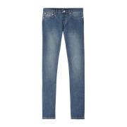 Japanse Denim Slim-fit Jeans A.p.c. , Blue , Heren