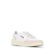 Suede Witte Sneakers Autry , Beige , Heren