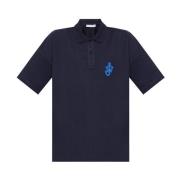 Navy Logo Polo Shirt JW Anderson , Blue , Heren
