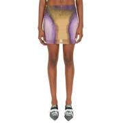 Body Morph Mini Skirt Y/Project , Purple , Dames