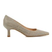 Gouden Glitter Puntige Neus Pumps Stefano Lauran , Yellow , Dames