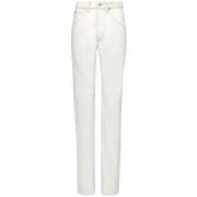 High-waisted straight-leg jeans Maison Margiela , White , Dames