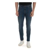 5 pocket denim Jeans Fay , Blue , Heren