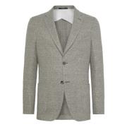 B Jersey B-Jersey Linnen Katoenen Jas Boggi Milano , Gray , Heren