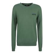 Round-neck Knitwear A.p.c. , Green , Heren