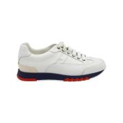 Pre-owned Leather sneakers Hermès Vintage , White , Dames