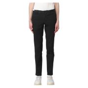 Slim-fit Trousers Pt01 , Black , Heren