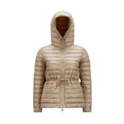 Klieke korte donsjas Moncler , Beige , Dames