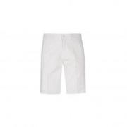 Casual Bermuda Twill Cotton Shorts Harmont & Blaine , White , Heren