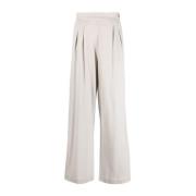 Wide Trousers Fabiana Filippi , White , Dames