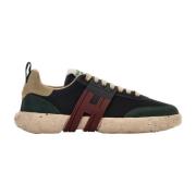 Sneaker Upgrade: Zwarte en Grijze Sportschoenen Hogan , Black , Dames