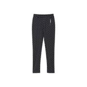 Strak gesneden broek Twinset , Black , Dames