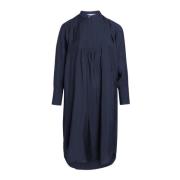 Navy Callum Volume Jurk Co'Couture , Blue , Dames