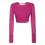 Long Sleeve Tops Andamane , Pink , Dames