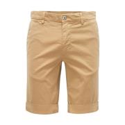 Stretch Katoenen Casual Shorts Mason's , Beige , Heren