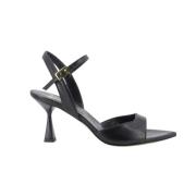 High Heel Sandals Giampaolo Viozzi , Black , Dames